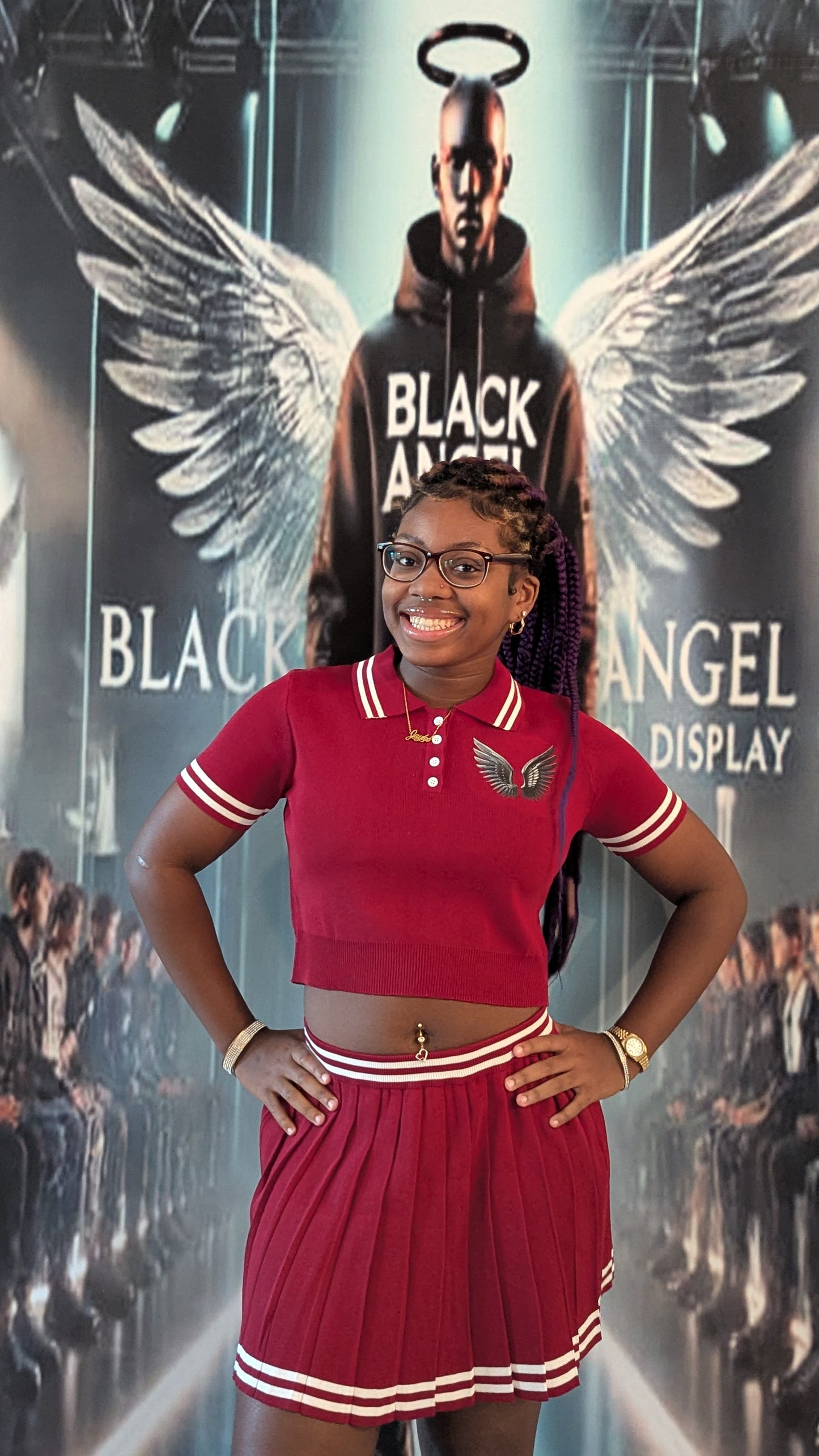 BLACK ANGEL MINI SHIRT SET