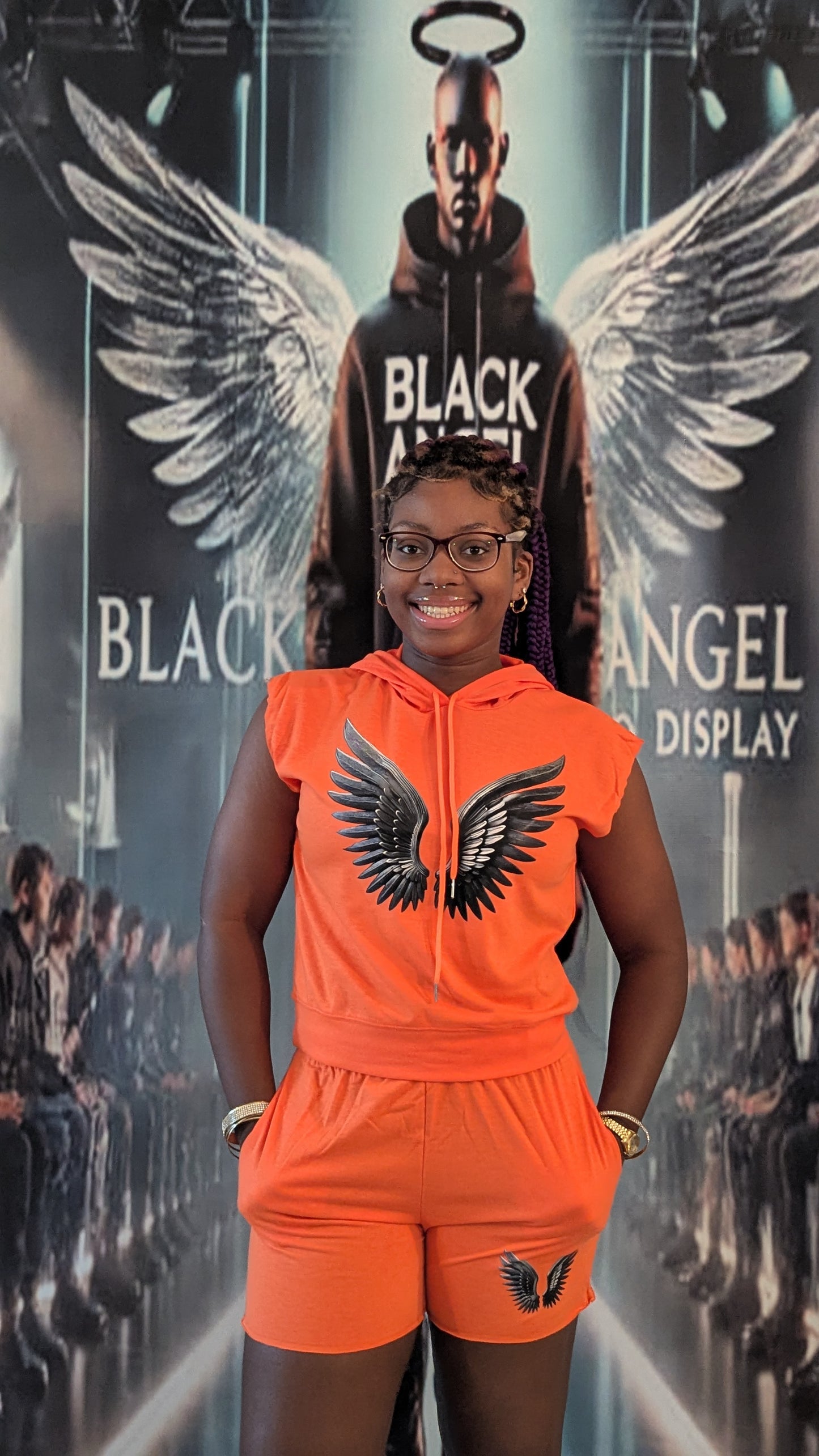 Black Angel Women's Short set